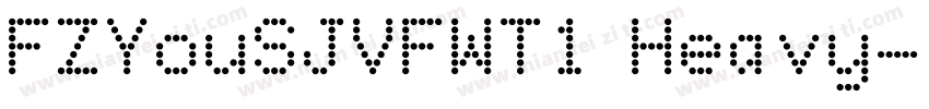 FZYouSJVFWT1 Heavy字体转换